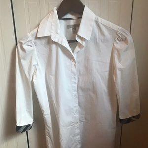 Burberry button down dress shirt